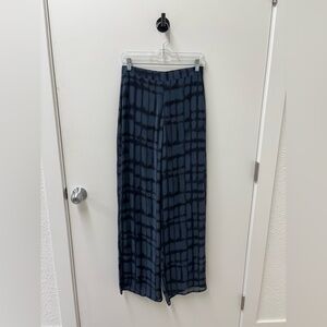 NWT Designers Society Kirby Steel Blue Patterned Trousers